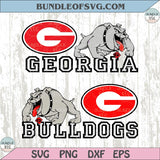Georgia Bulldogs Svg Bundle Georgia Bulldogs Logo Sign Png
