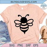 Bee Outline Svg Honeybee Png Bee Silhouette Svg Bumblebee Dxf Cut