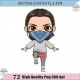 Chibi Stranger Things Png Clipart Bundle Chibi Stranger Png Set
