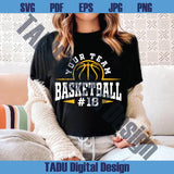 Basketball Mom Svg Basketball Team Template Svg Basketball Png