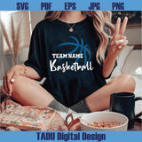 Basketball Team Template Svg Team Name Basketball Logo Png Cricut