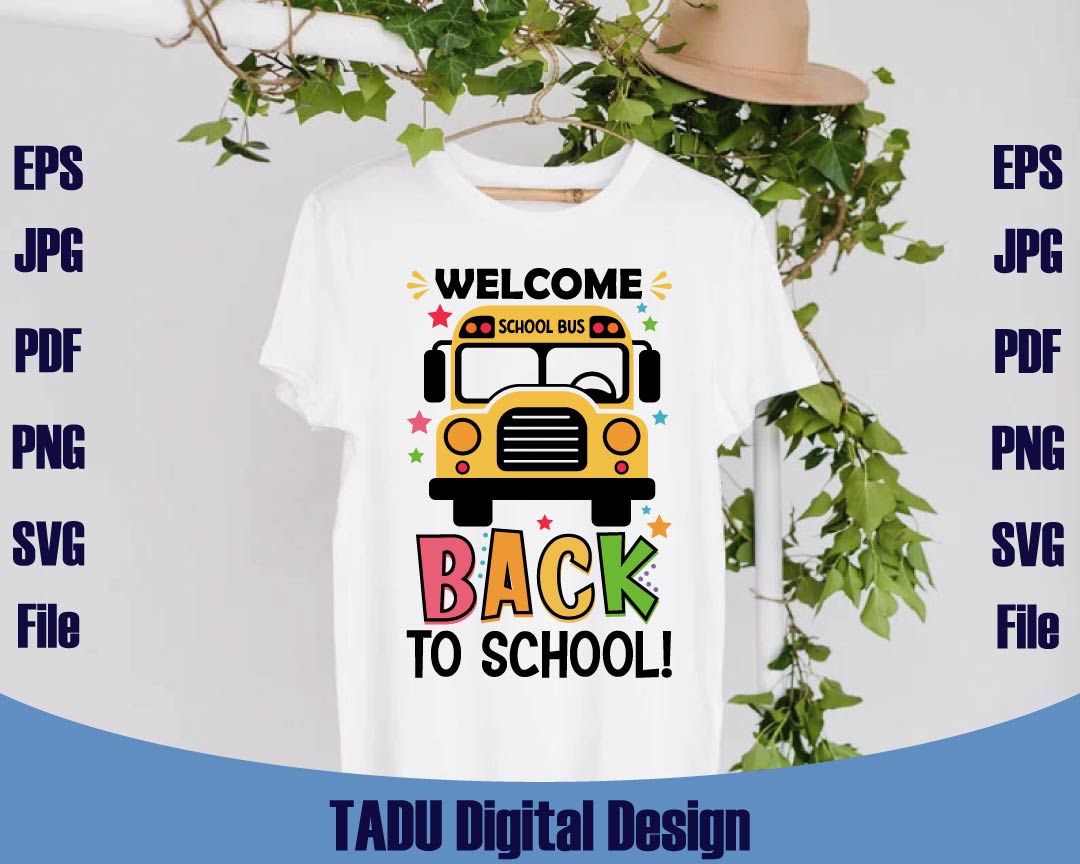 Welcome Back To School Svg School Bus Driver Preschool Svg Png
