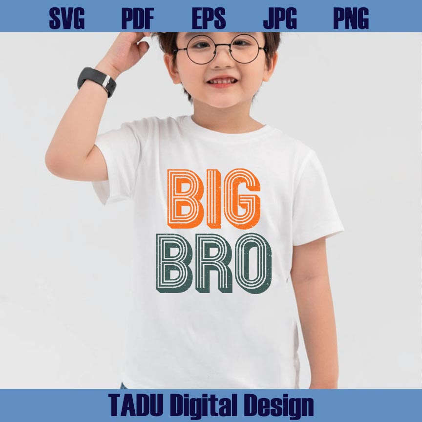 Big Bro Svg Lil Bro Svg Toddler Svg Funny Brother Svg Kids Png