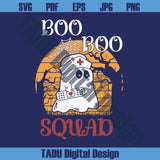 Boo Boo Squad Png Halloween Nurse Boo Svg Nursing Boo Nurse Svg