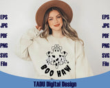 Boo Haw Svg Cowboy Ghost Png Western Halloween Svg Country Png