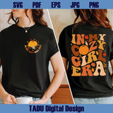 In My Cozy Girl Era Png Funny Fall Svg Cozy Season Png Autumn Girl