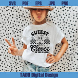 Cutest Clover in the Patch Png Cute Girl St Patricks Day Svg - BundleofSVG