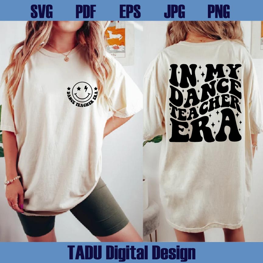 In My Dance Teacher Era Svg Funny Dance Teacher Png Dancer Svg