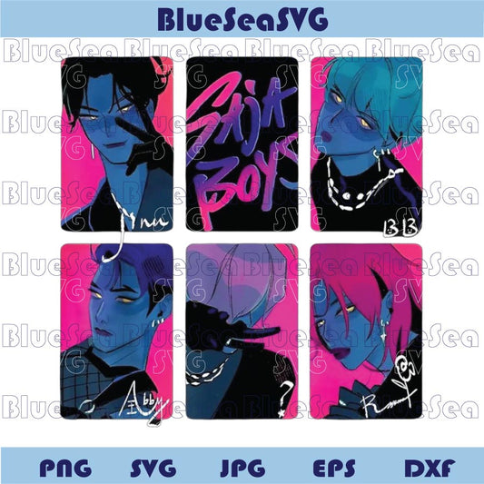 Kpop Saja Boys Png KPop Demon Hunters Png Saja Boys Fan Art Png - BundleofSVG