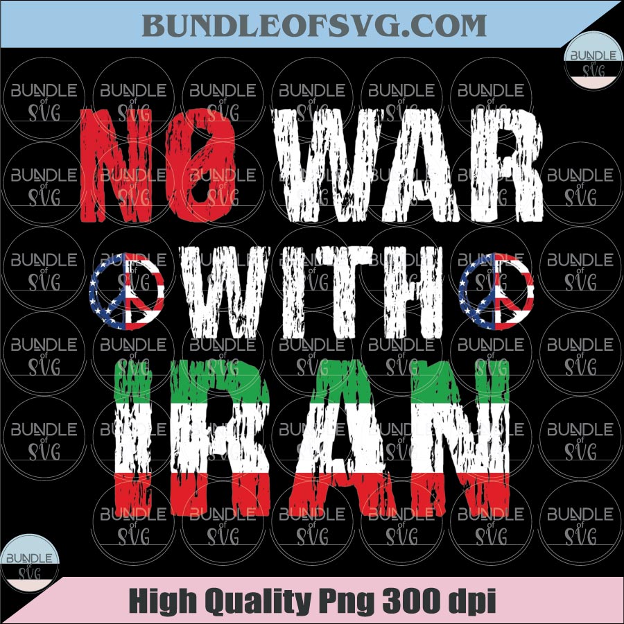 No War With Iran Png Peace Yard Sign Png Anti War Anti Trump Png - BundleofSVG