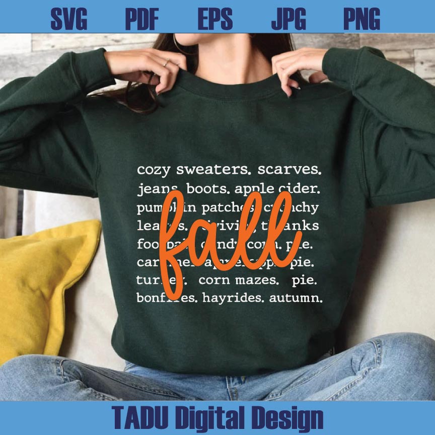 Fall Words Svg Fall Coquette Png Fall Pumpkin Svg Cozy Season Png