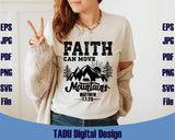 Faith Can Move Mountains Svg Christian Png Bible Verse Svg Matthew