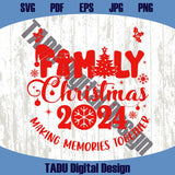 Family Christmas Making Memories Together png personalised custom