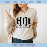 God Is In Control Svg Christian T-shirt Design Mother's Day Png - BundleofSVG