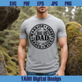 He Is Dad SVG Fathers Day Christian Dad Quote Svg Brave Like David - BundleofSVG