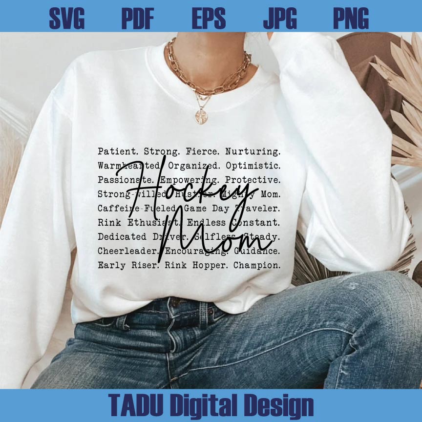 Hockey Mom Words Svg Hockey Svg Game Day Png Hockey Life Png