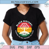 Black History Tree Svg Honoring The Past Svg Black History Svg Png