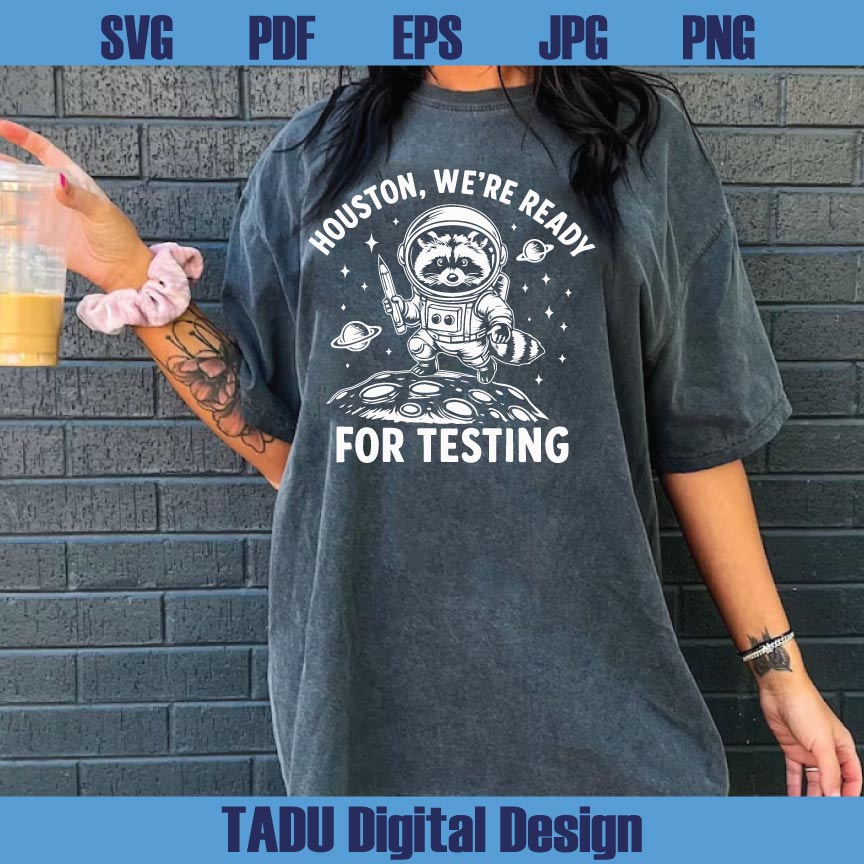 Testing Day Racoon Teacher Png Test Week Svg Teacher Life Png
