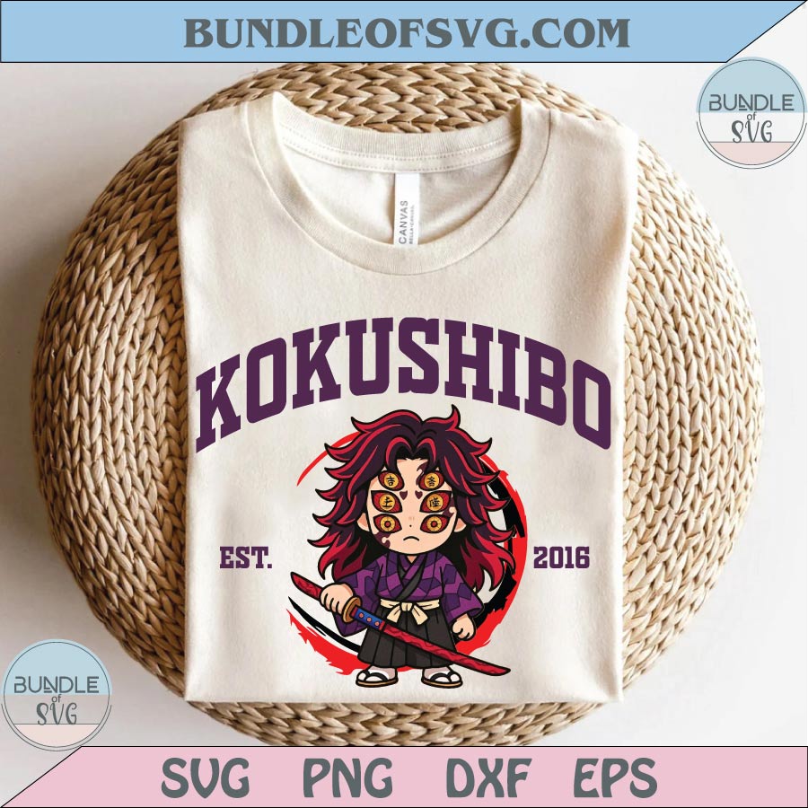 Demon Slayer Svg Kokushibo Png Infinity Castle Svg Anime Lover Png