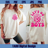 Let's Go Boys Svg Western Svg Funny Cowboy Kid Png Country Png
