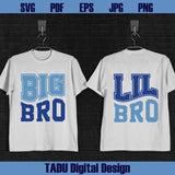 Big Bro Svg Lil Bro Svg Big Bother Svg Little Brother Svg Matching