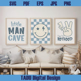 Little Man Cave Svg Long Live Boyhood Png Sage Green Nursery Dtf