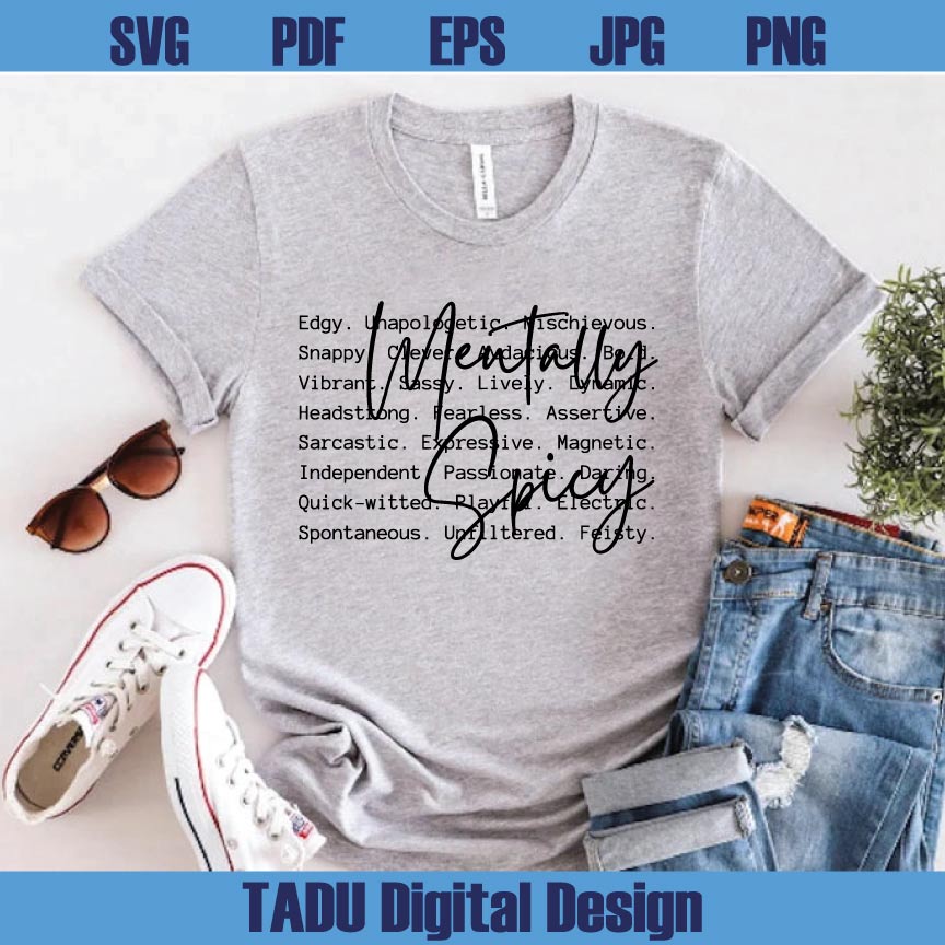 Mentally Spicy Words Png Mental Health Svg Sarcastic Png Sarcasm Svg Png Dxf Eps Files - BundleofSVG