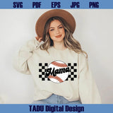 Checkered Baseball Mama Svg Baseball Mom Png Baseball Season