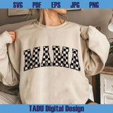 Checkered Mama Png Mother's Day Svg Varsity Grunge Mama Svg