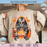 Halloween Mama Png Sugar Skull Mom Svg Trendy Killer Mama Png Dtf