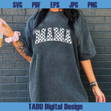 Checkered Mama Png Mother's Day Svg Varsity Grunge Mama Svg