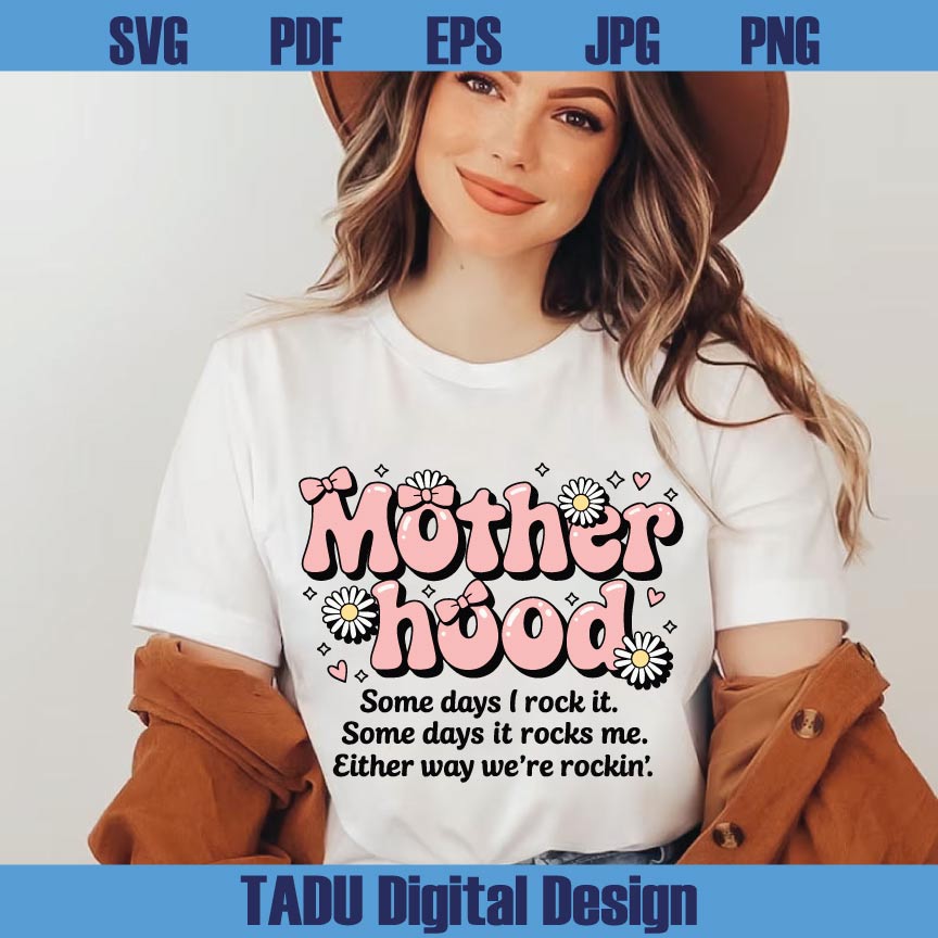 Motherhood Coquette Bow Checker PNG Retro Motherhood Png - BundleofSVG