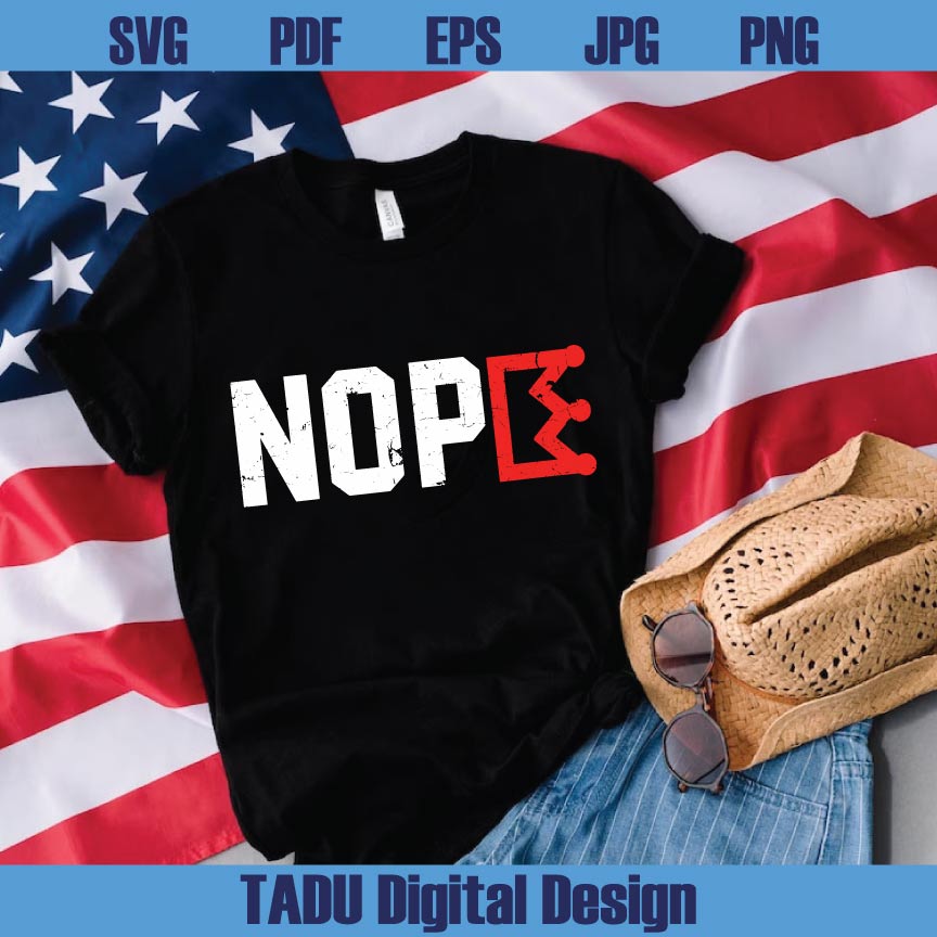 Nope Svg No Kings in America Png Anti Trump Png No Kings Svg