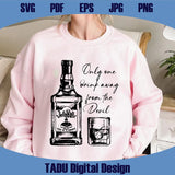 Country Music Png Jelly Roll Svg Only One Dink Away From the Devil