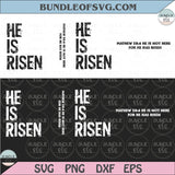Hi Is Risen Png Matthew 28 6 Easter Png Sleeve Design Christian Png - BundleofSVG