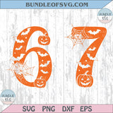 6 7 Couples Halloween Svg Funny Matching Six Seven Png Trendy Svg