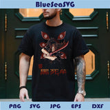 Vintage Kokushibo Svg Gift for Anime Lover Png Demon Slayer Svg - Blue Sea Svg