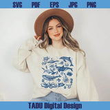 Sea Creatures Png Vintage 90s Tattoo Sea Animal Png Ocean sealife