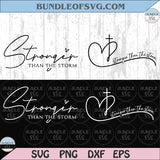 Stronger Than The Storm Svg Self Care Svg Boho Inspirational Png - BundleofSVG