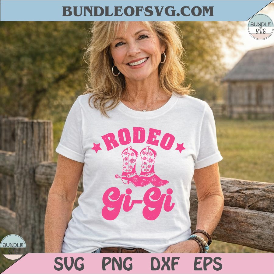 Rodeo Gigi Png Western Grandma Svg Country Family Svg - BundleofSVG