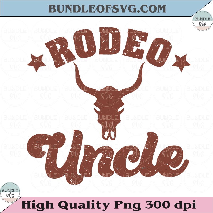 Rodeo Uncle Png Western Uncle Svg Country Family Svg Cowboy - BundleofSVG