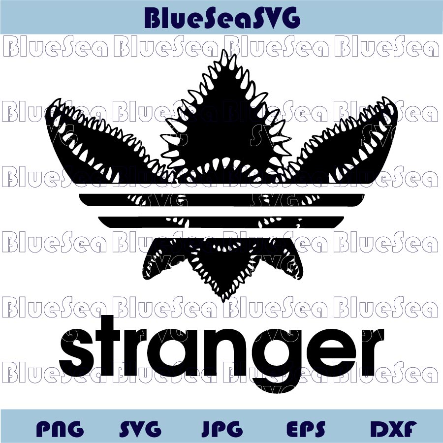 Stranger Things Demogorgon Svg Bundle Stranger Things Adidas Svg - Blue Sea Svg