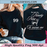 He Left The 99 SVG Pocket Design Front and back Christian Png - BundleofSVG