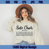 Side Chick Svg Thanksgiving Svg Side Chick Definition Svg Png