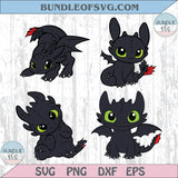 Toothless Svg Night Fury Png Toothless Dragon Svg Cricut Layered