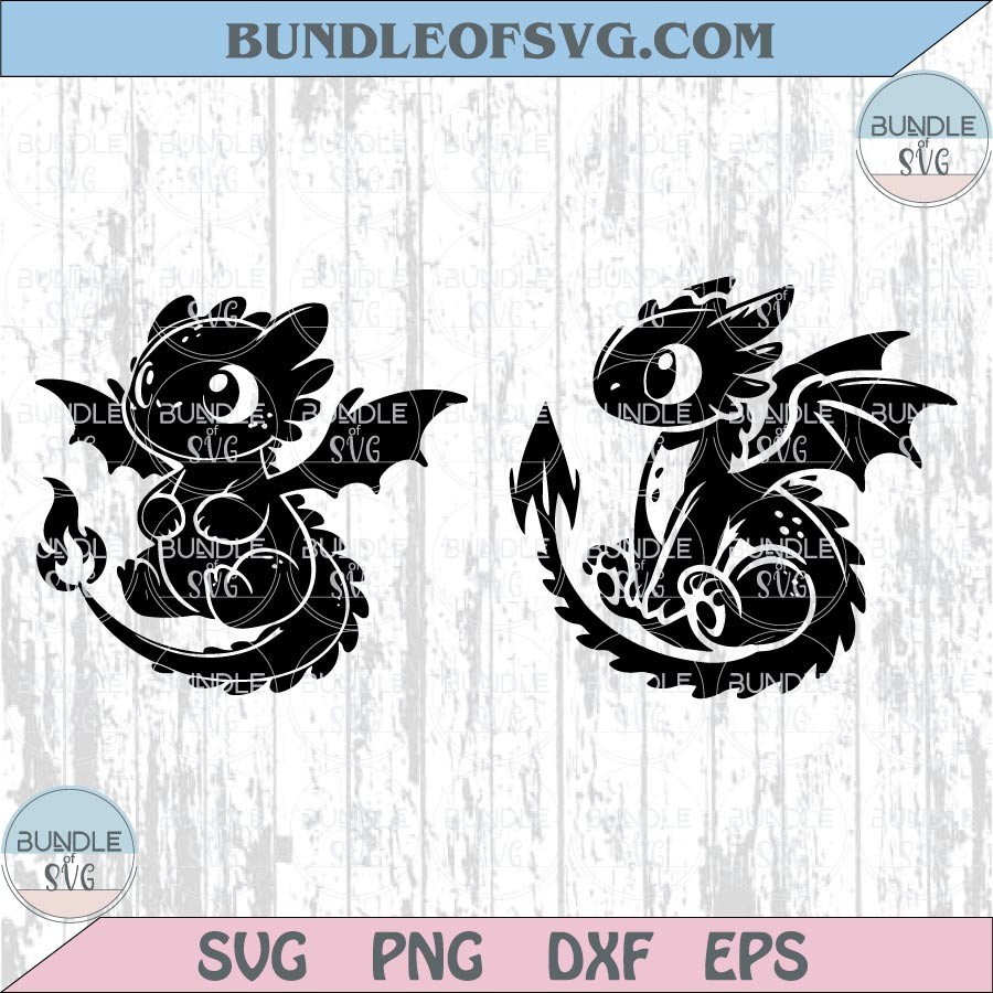 Bundle Toothless Svg Png Night Fury Silhouette Toothless Dragon Svg - BundleofSVG