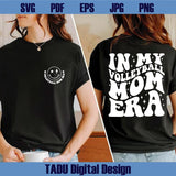 In My Volleyball Mom Era Svg Trendy Volleyball Mama Svg Png