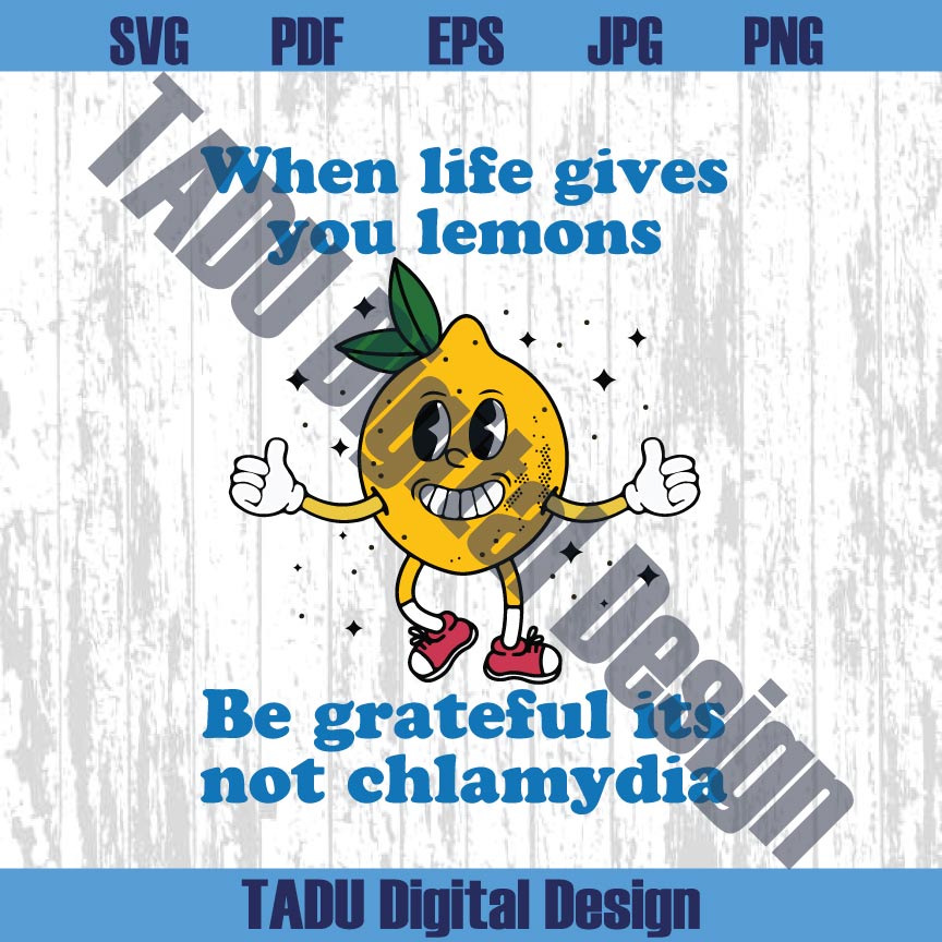 When Life Gives You Lemons Png Funny Svg Sarcastic Svg Meme Png