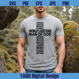 World's Best dad Svg Christian Dad Svg Cross Fathers Day Svg - BundleofSVG