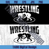 Wrestling Team Template Svg Custom Team Name Wrestling Mom Svg